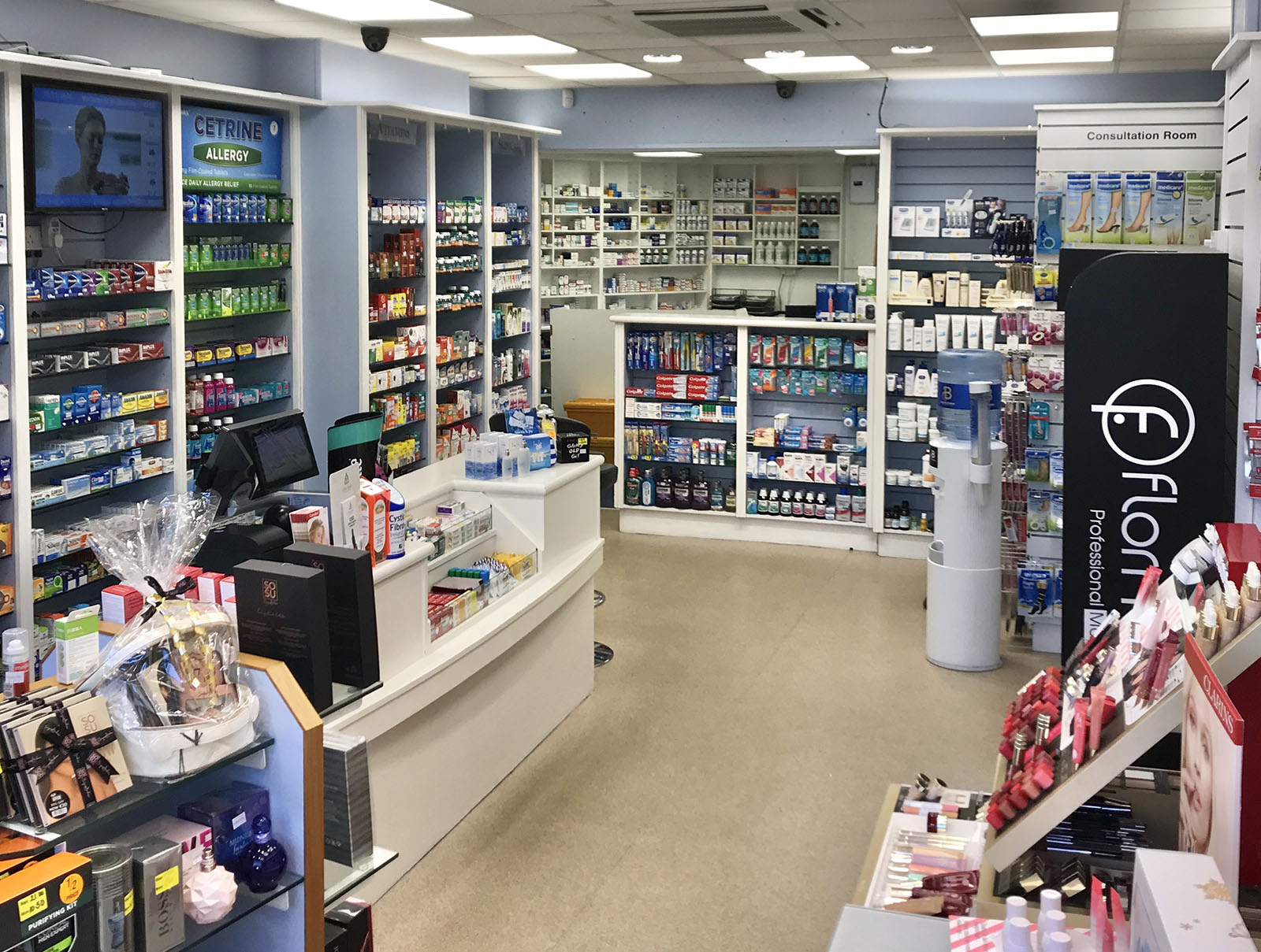 Inside the pharmacy